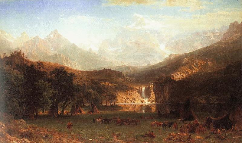 Albert Bierstadt The Rocky Mountains, Landers Peak oil painting picture